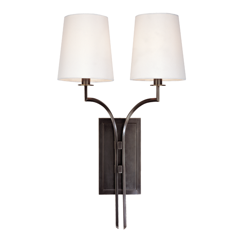 Glenford 2 Light Wall Sconce-Hudson Valley-HVL-3112-OB-Wall LightingOld Bronze-3-France and Son