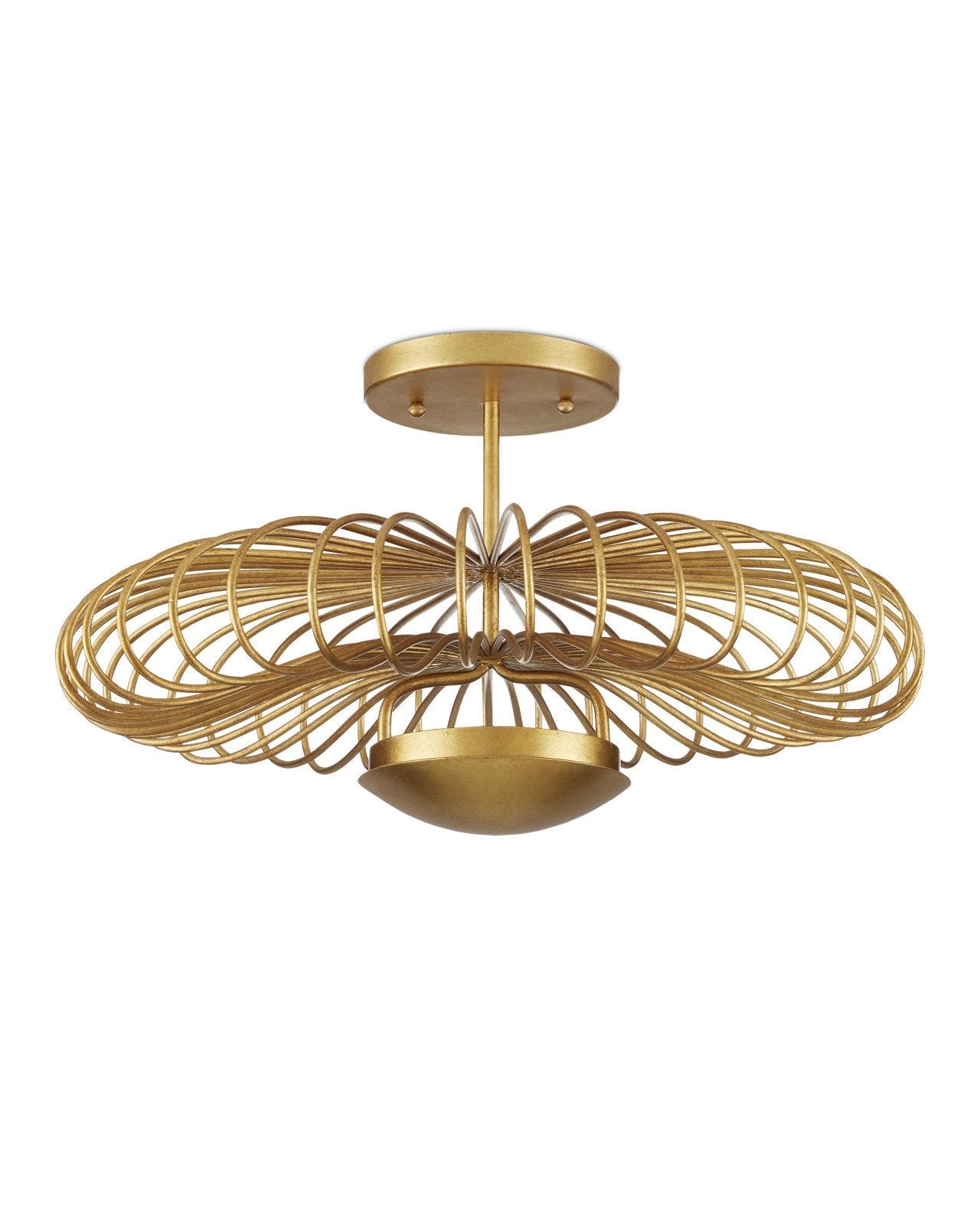 Sheereen Gold Semi-Flush Mount