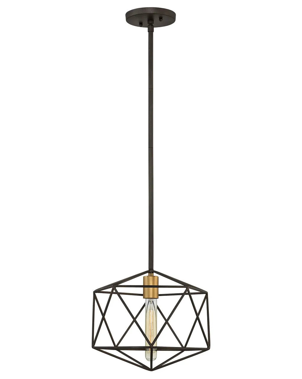 Pendant Astrid - Small-Hinkley Lighting-HINKLEY-3027MM-PendantsMetallic Matte Bronze with Deluxe Gold accents-2-France and Son