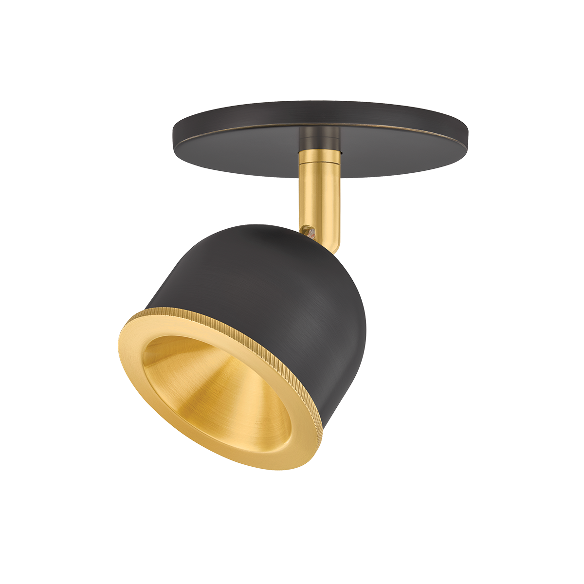 Tuthill Flush Mount - Aged Brass / Distressed Bronze