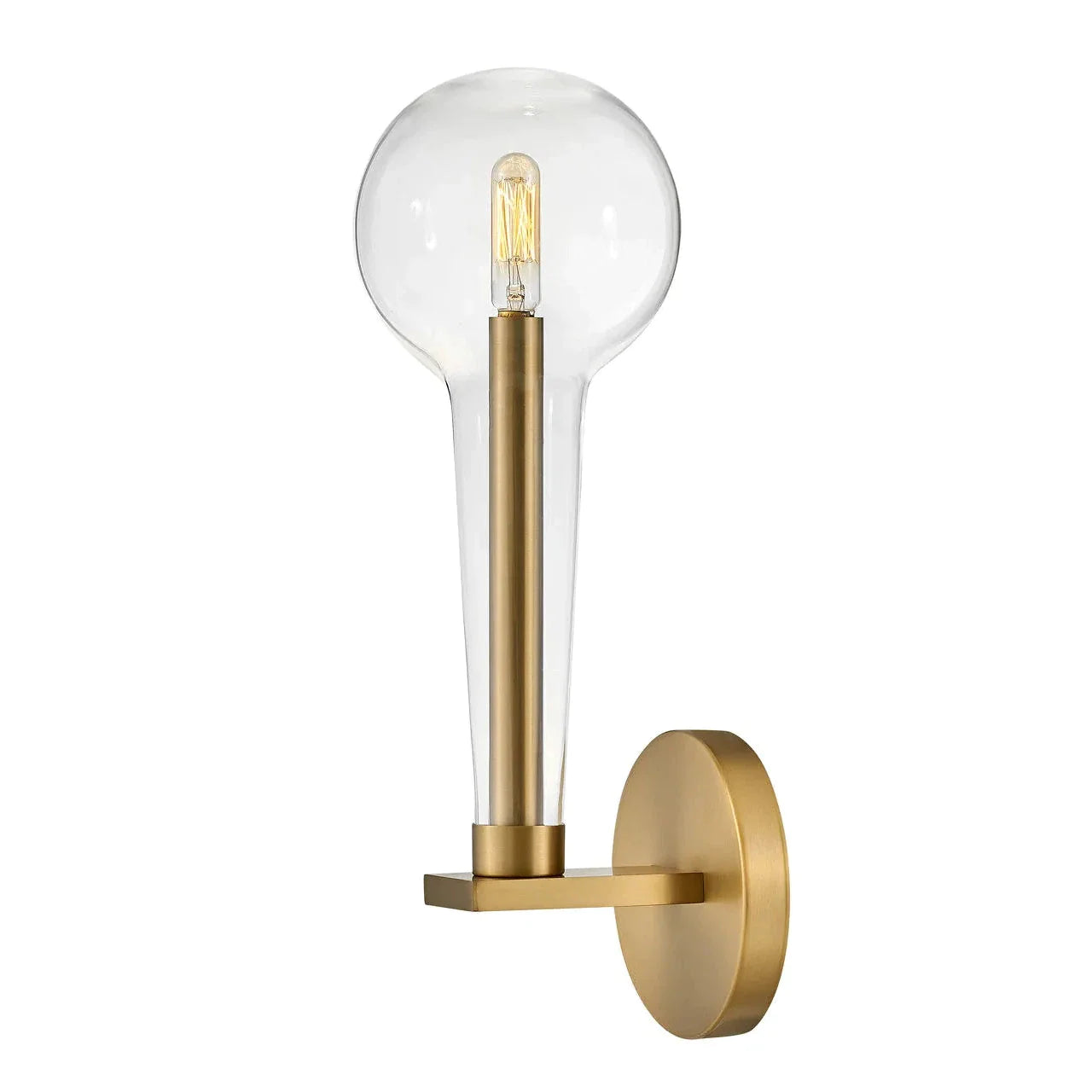 Sconce Alchemy - Single Light Sconce-Hinkley Lighting-HINKLEY-30520LCB-Wall LightingBrass-1-France and Son