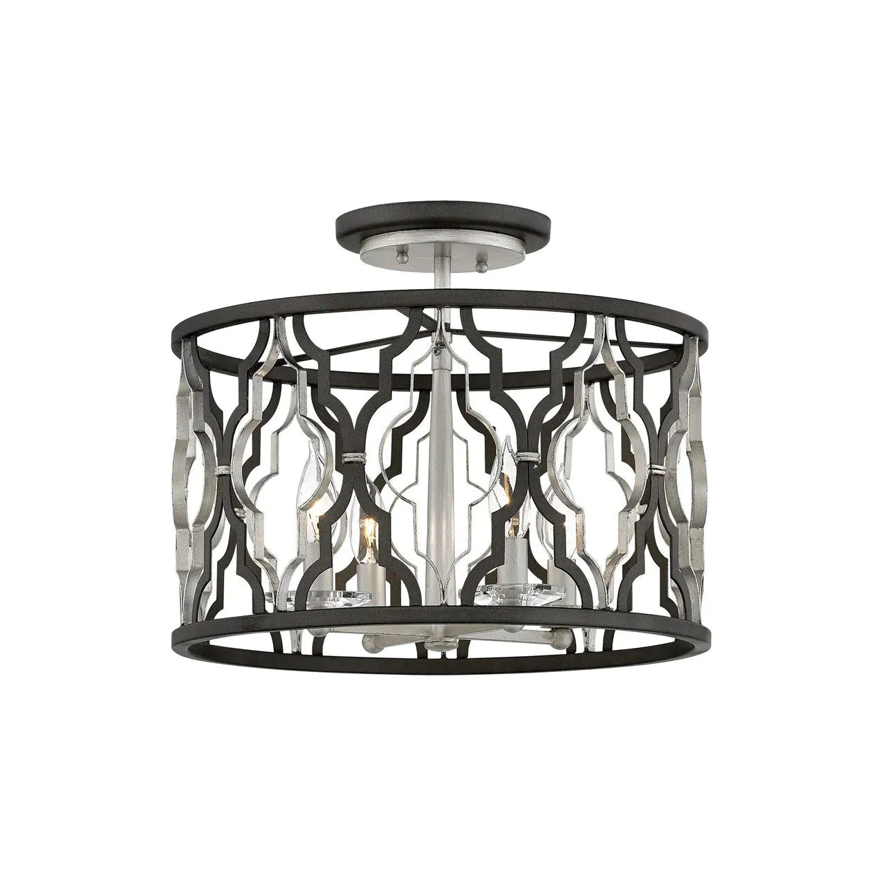 Portico Medium Semi - Flush Mount-Hinkley Lighting-HINKLEY-3063GG-Flush Mounts-1-France and Son