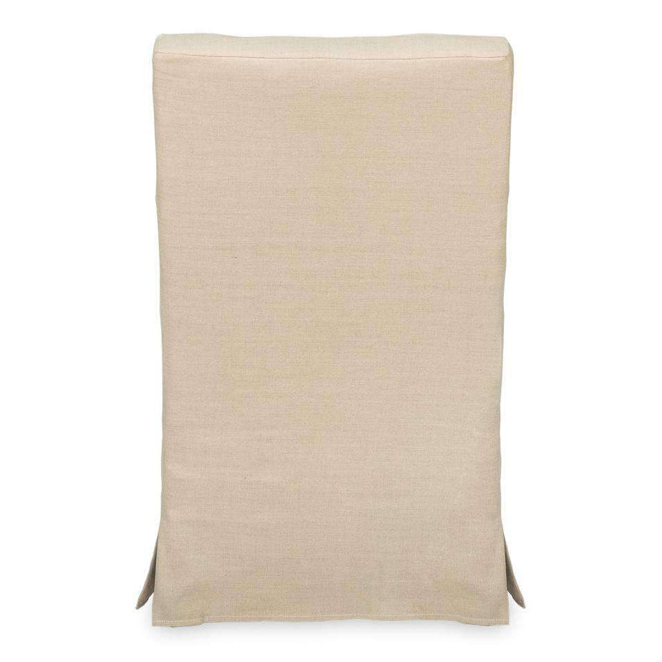 Boyce Skirted Arm Chair - Beige-SARREID-SARREID-30689-Lounge Chairs-3-France and Son