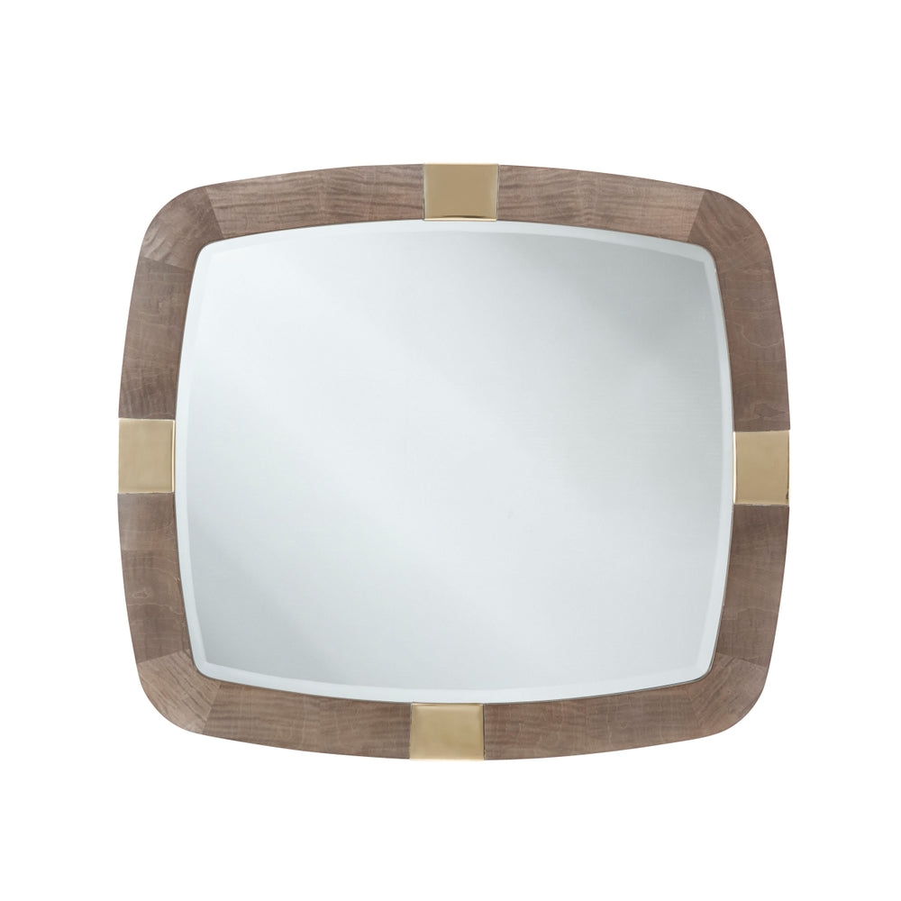 Grace Squared Wall Mirror-Theodore Alexander-THEO-3105-181-MirrorsGrey Agate-1-France and Son