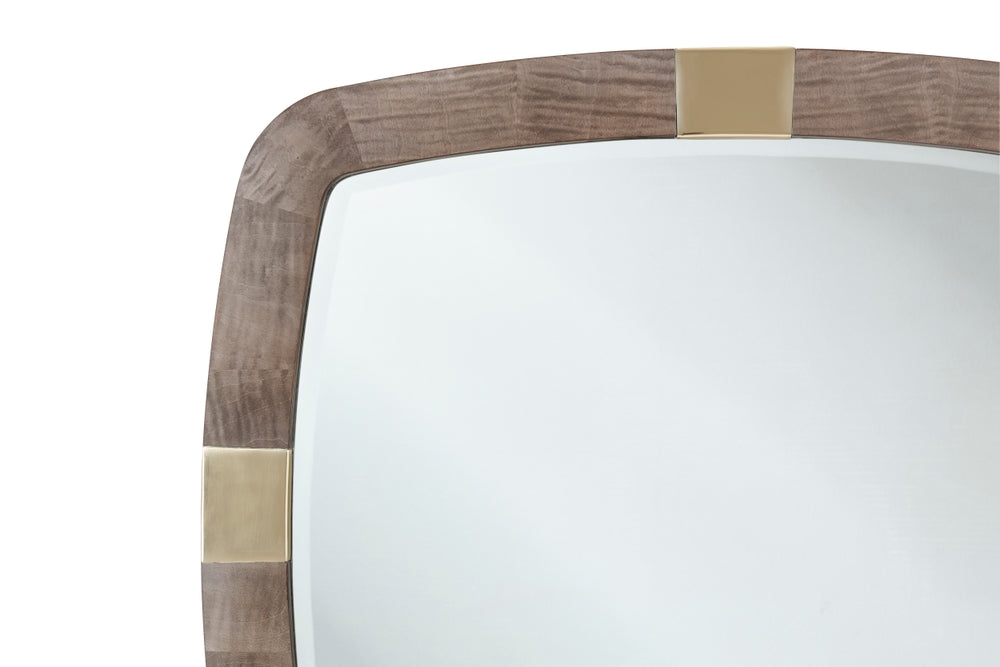 Grace Squared Wall Mirror-Theodore Alexander-THEO-3105-181-MirrorsGrey Agate-2-France and Son