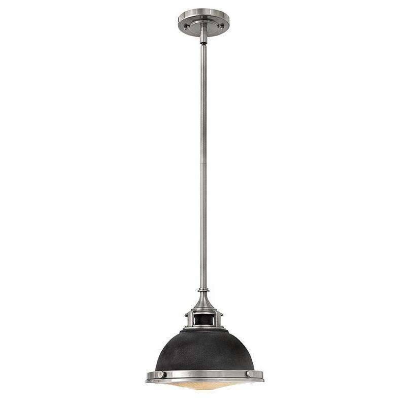 Mini Pendant Amelia - Small-Hinkley Lighting-HINKLEY-3122DZ-PendantsAged Zinc-4-France and Son