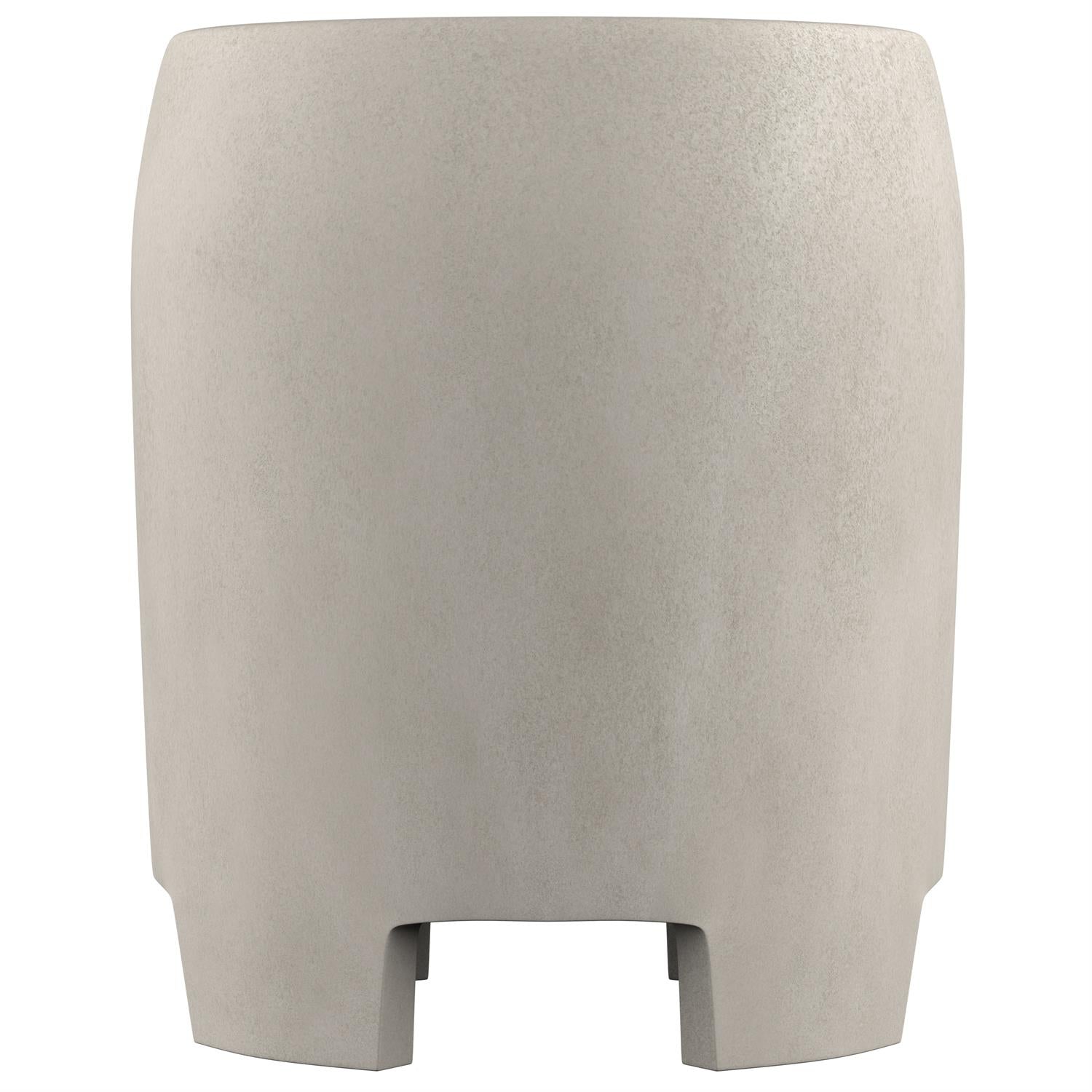 Casa Paros Accent Table-Bernhardt-BHDT-317114-Side TablesGlass-reinforced concrete in Bedrock finish-4-France and Son