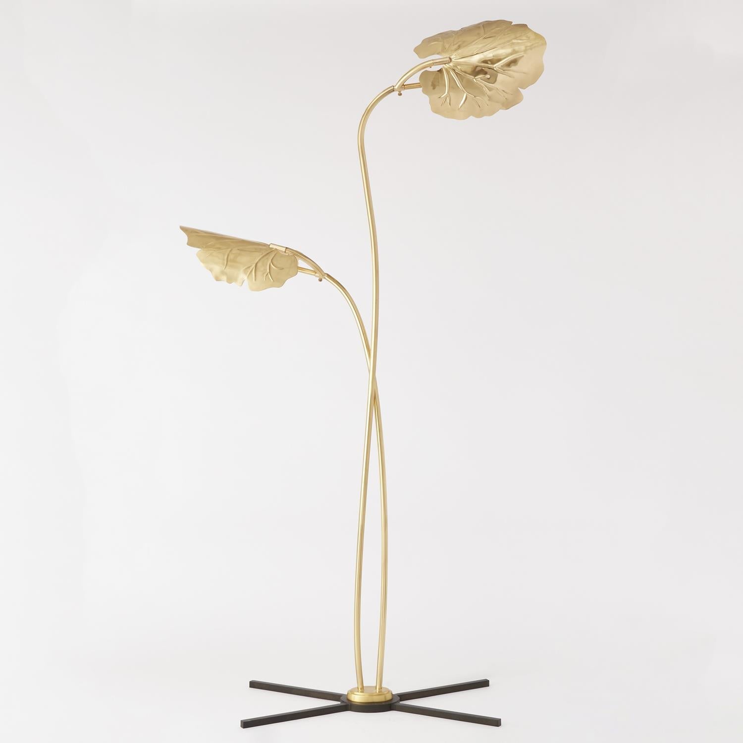 Rimini Floor Lamp-Global Views-GVSA-D9.90051-Floor LampsBrass-2-France and Son