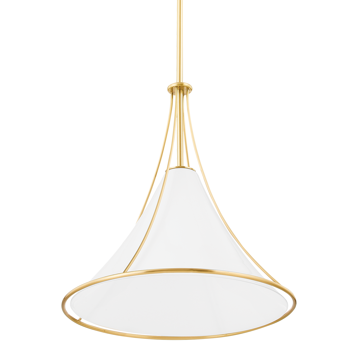 Madelyn 1 Light Large Pendant-Mitzi-HVL-H645701L-AGB-Pendants-1-France and Son