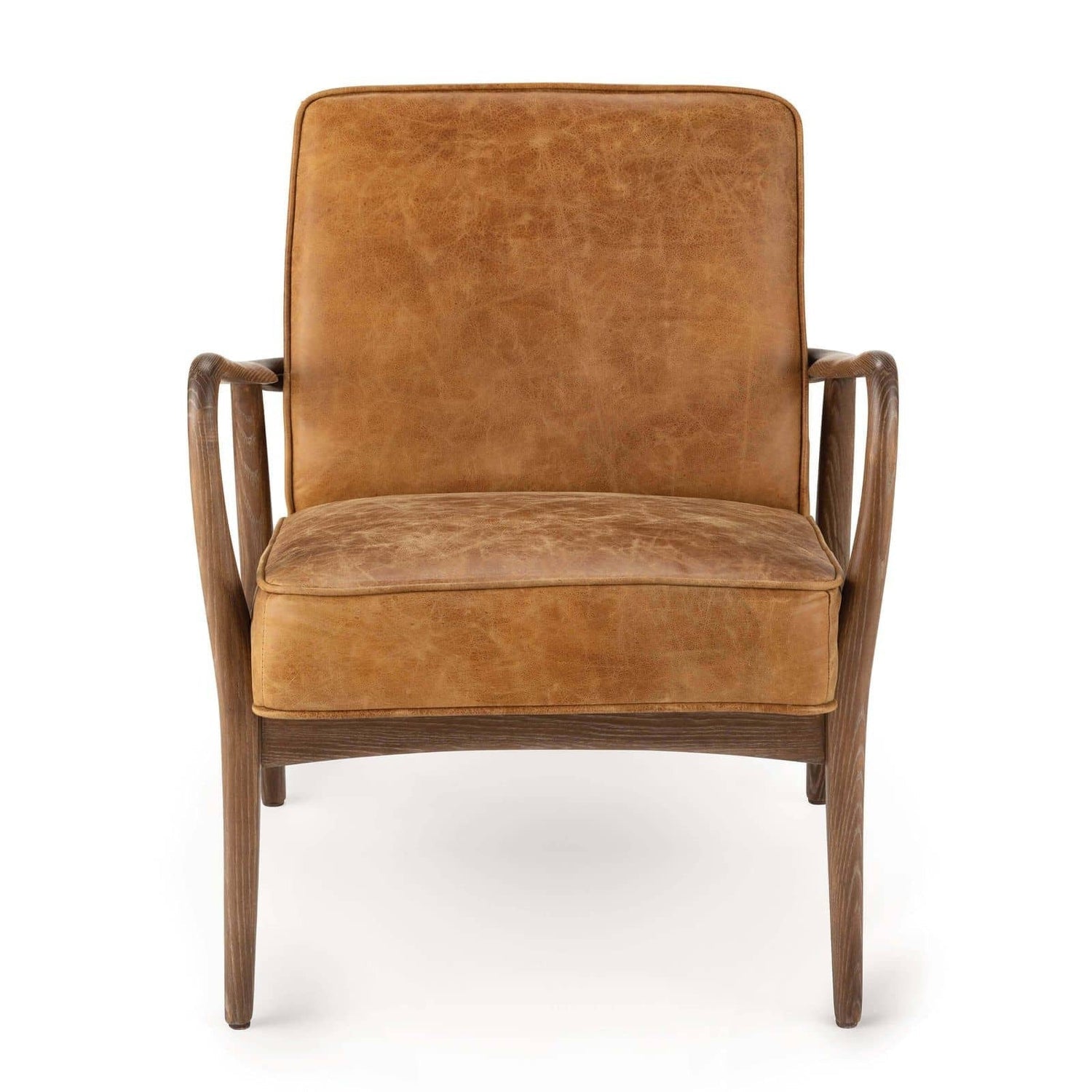 Surrey Leather Chair by Regina Andrew-Regina Andrew Design-STOCKR-RAD-32-1137BRN-Lounge Chairs-2-France and Son