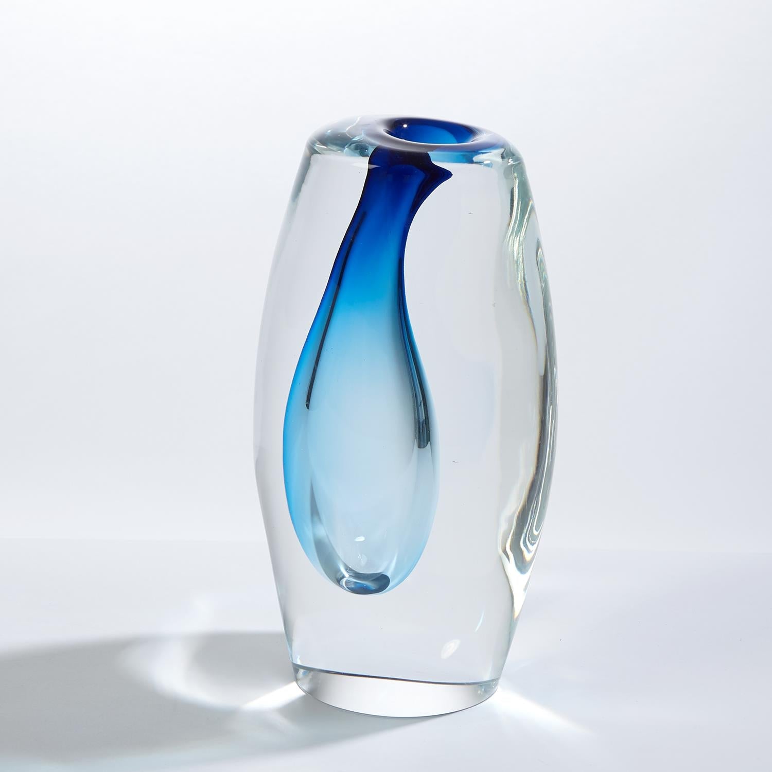 Offset Vase-Global Views-GVSA-6.60445-VasesSmall-Light Blue-2-France and Son