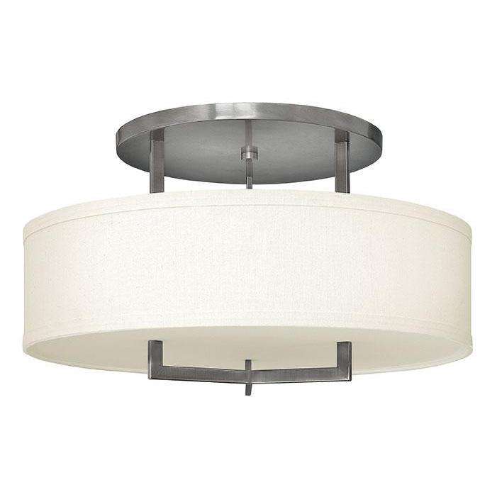 Foyer Hampton - 26"-Hinkley Lighting-HINKLEY-3211AN-LED-Flush MountsAntique Nickel-LED-2-France and Son