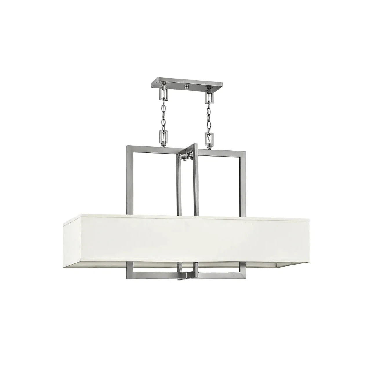 Chandelier Hampton - Four Light Linear-Hinkley Lighting-HINKLEY-3218AN-ChandeliersSilver-1-France and Son