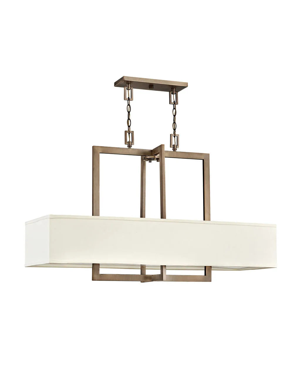 Chandelier Hampton - Four Light Linear-Hinkley Lighting-HINKLEY-3218BR-ChandeliersBrass-3-France and Son