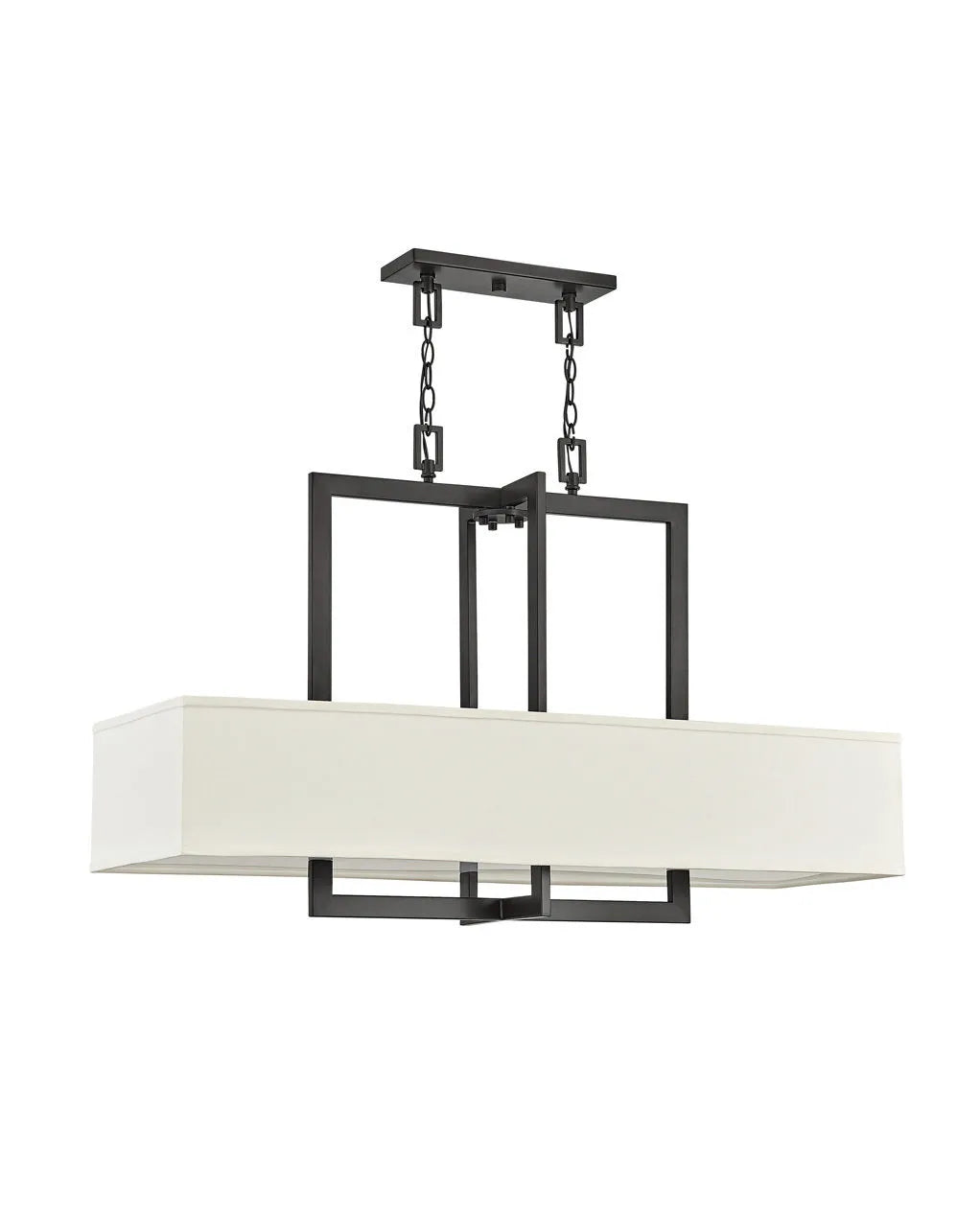 Chandelier Hampton - Four Light Linear-Hinkley Lighting-HINKLEY-3218KZ-ChandeliersBlack-5-France and Son