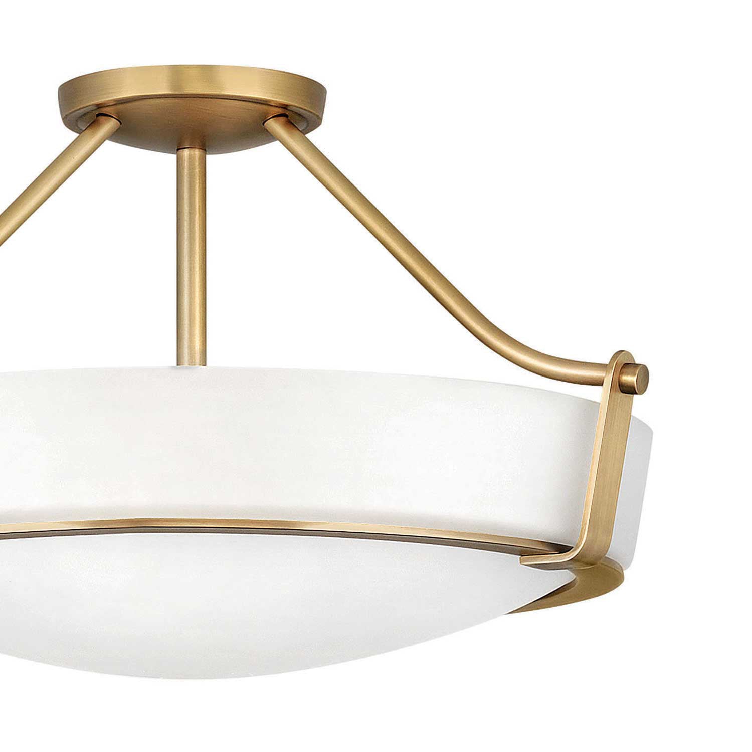 Foyer Hathaway Large Semi - Flush Mount-Hinkley Lighting-HINKLEY-3221AN-Flush MountsAntique Nickel-5-France and Son