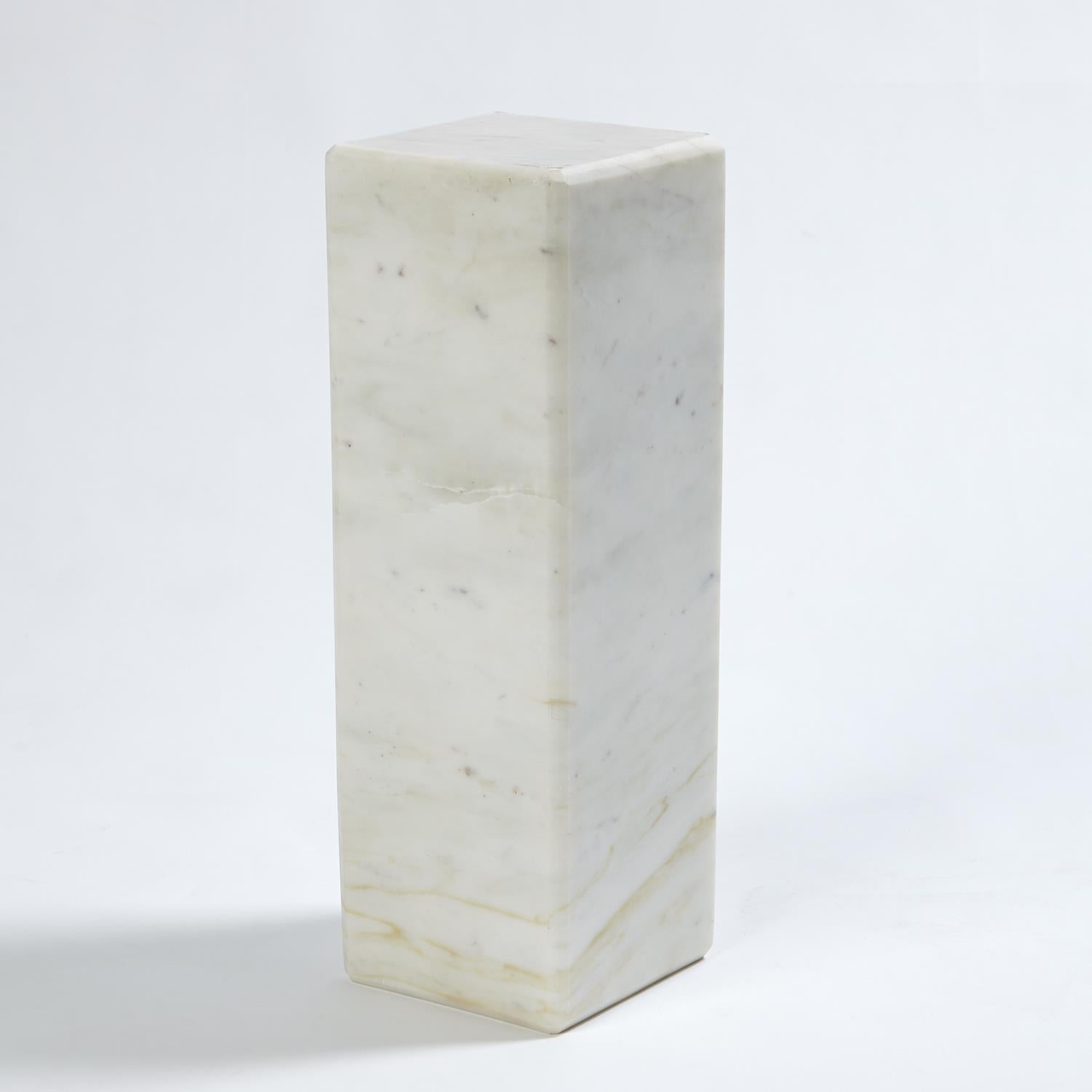 5 Marble Mini Pedestal/Riser-Global Views-GVSA-9.93238-Decorative ObjectsX- Large-1-France and Son