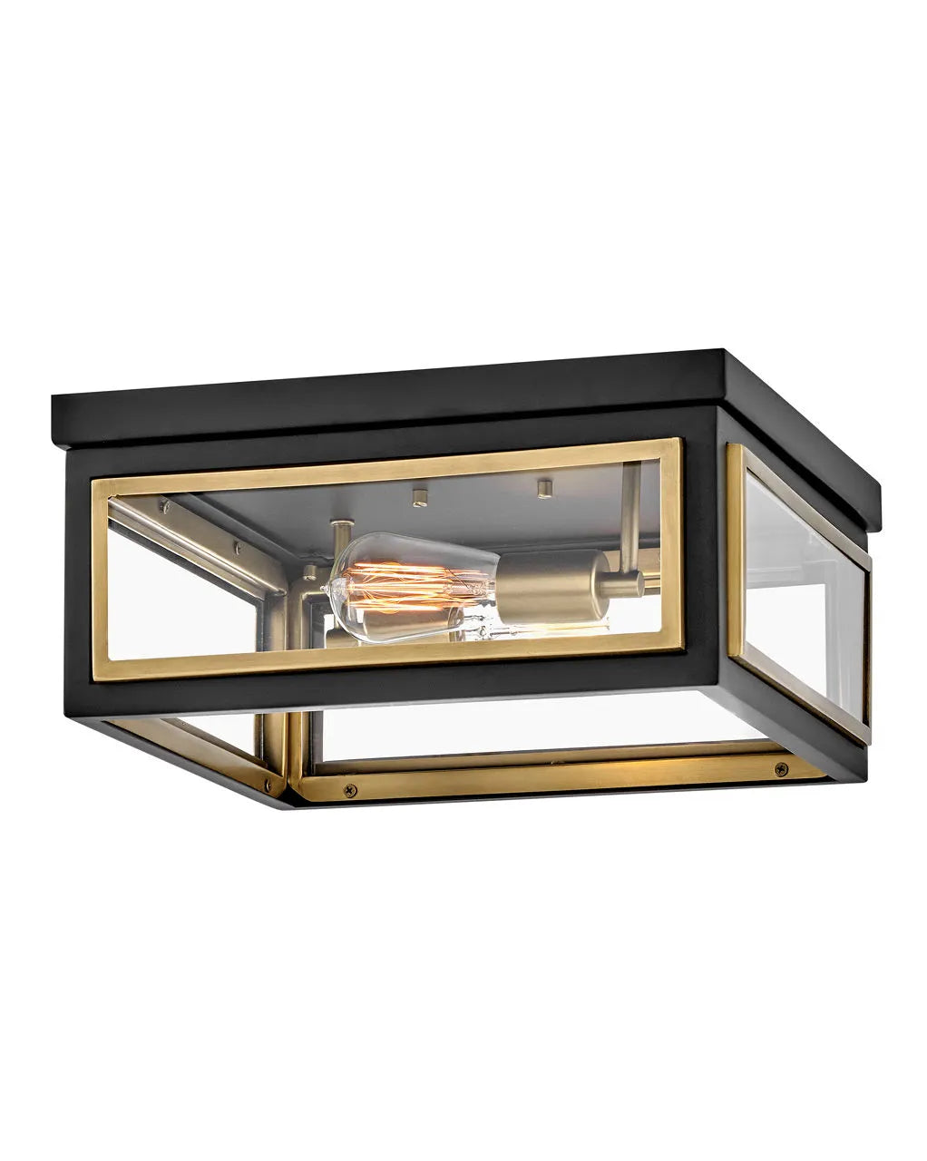 Foyer Shaw - Medium Flush Mount-Hinkley Lighting-HINKLEY-32981BK-Outdoor Flush Mounts-2-France and Son