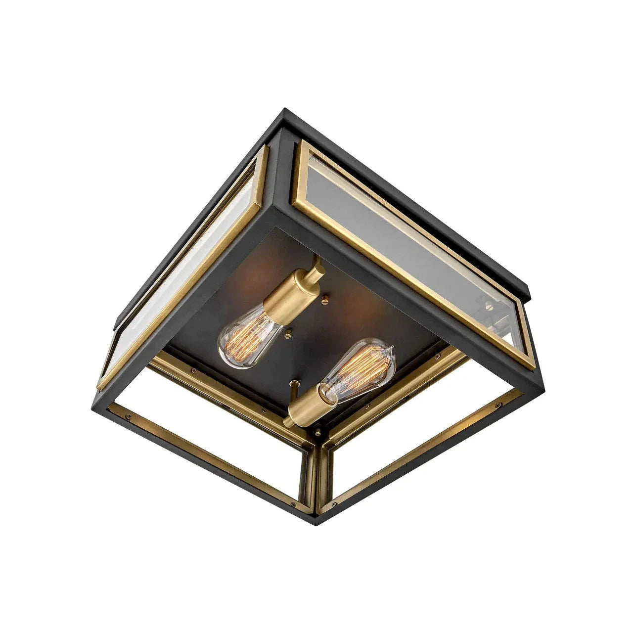 Foyer Shaw - Medium Flush Mount-Hinkley Lighting-HINKLEY-32981BK-Outdoor Flush Mounts-1-France and Son