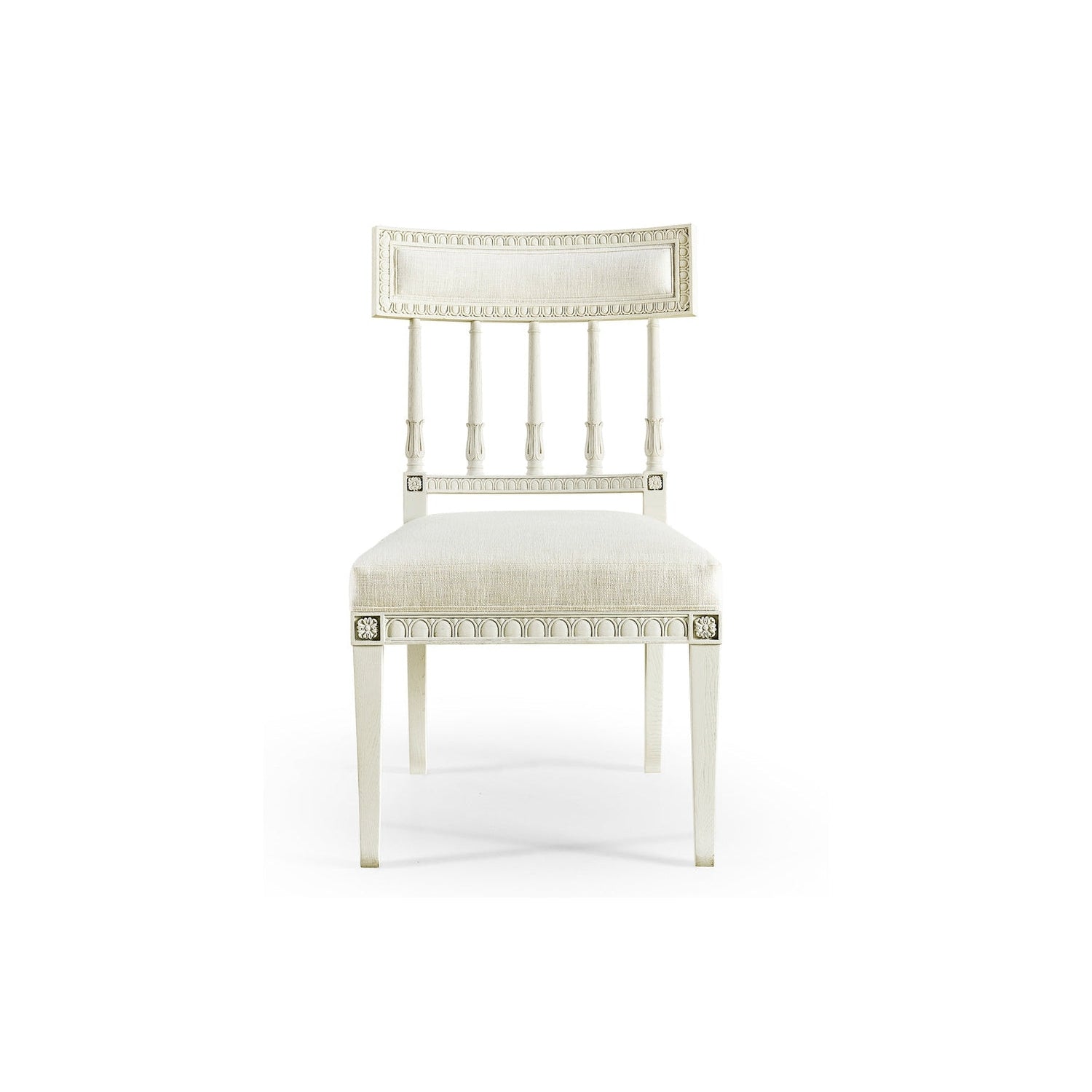 Altocumulus Klismos Side Chair-Jonathan Charles-JCHARLES-002-2-120-CHK-Dining Chairs-2-France and Son