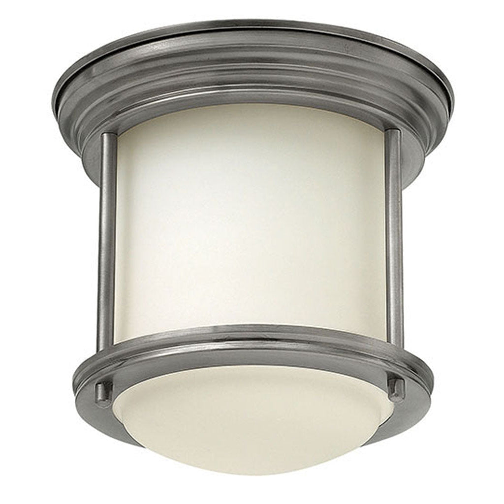 Foyer Hadley - Small Flush Mount-Hinkley Lighting-HINKLEY-3300AN-Wall LightingAntique Nickel-1-France and Son