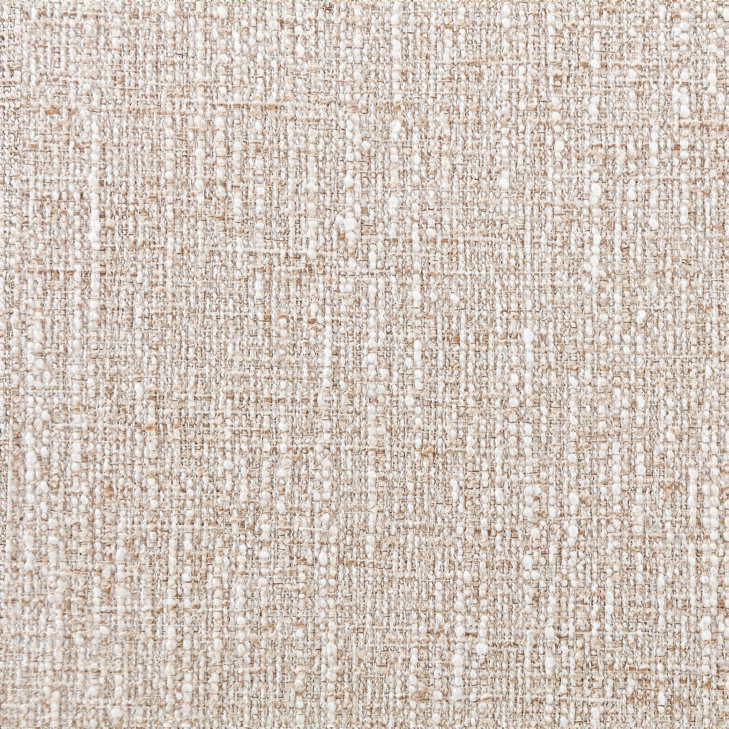 Calder Linen Textured Fabric Upholstered Accent Chair — Beige / Painted Brown