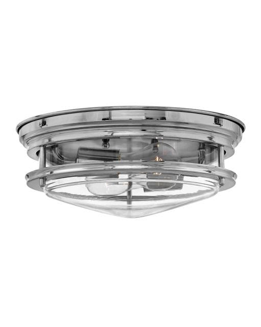 Foyer Hadley - Medium Flush Mount-Hinkley Lighting-HINKLEY-3302CM-CL-Wall LightingChrome with Clear glass-3-France and Son