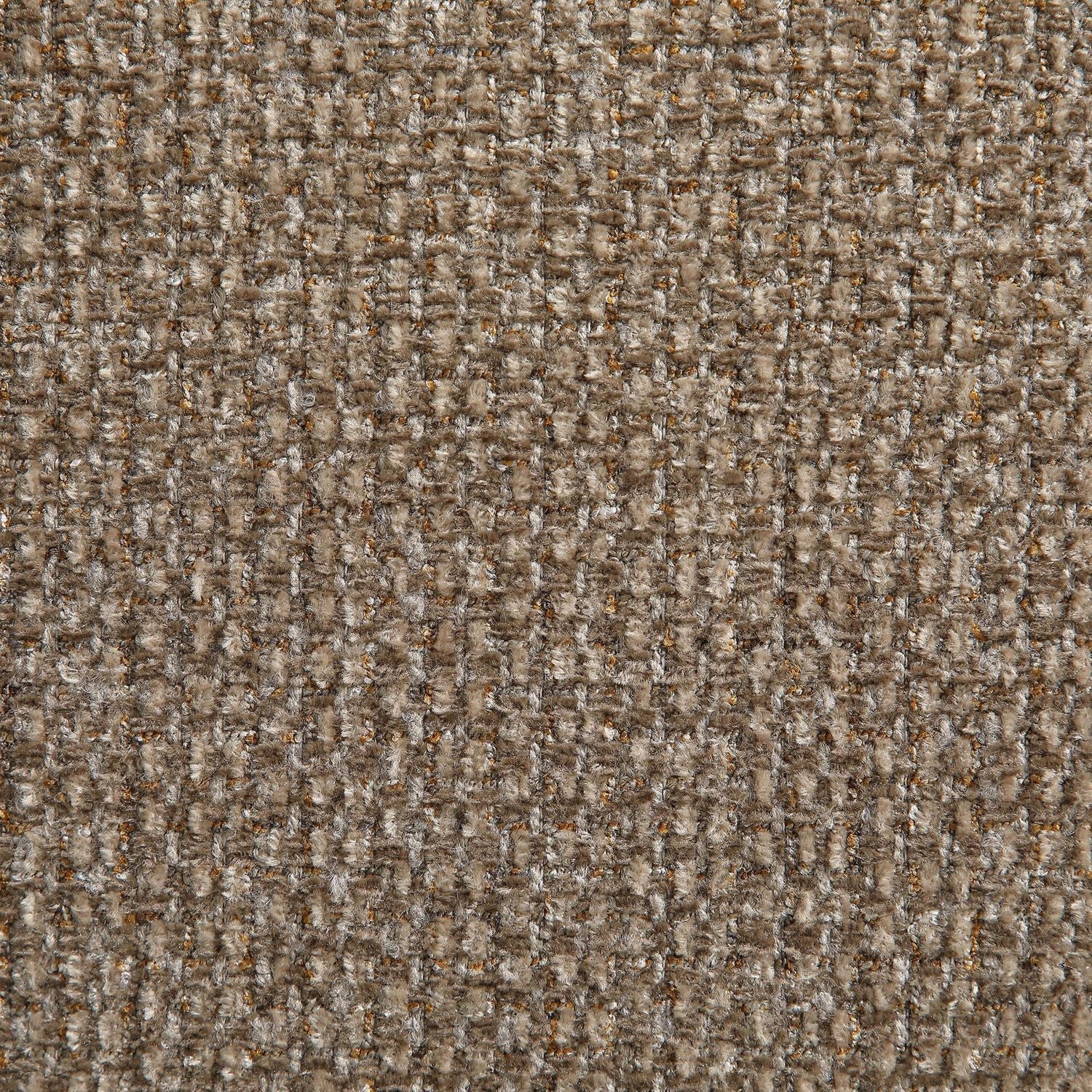 Avella Interwoven Fabric Upholstered Swivel Accent Chair — Brown / Stained Brown