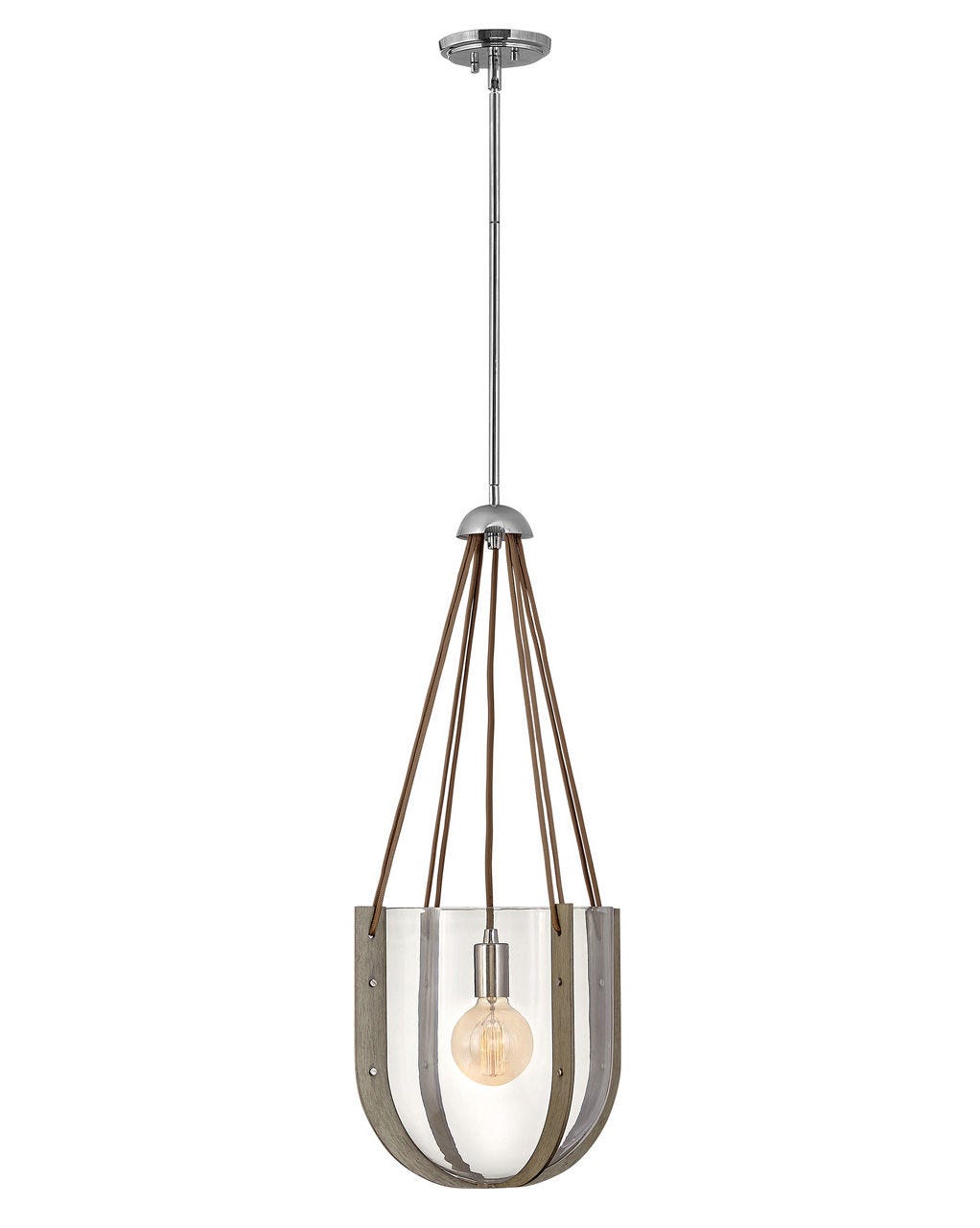 Vaso Medium Pendant-Hinkley Lighting-HINKLEY-33204PNI-PendantsPolished Nickel-2-France and Son