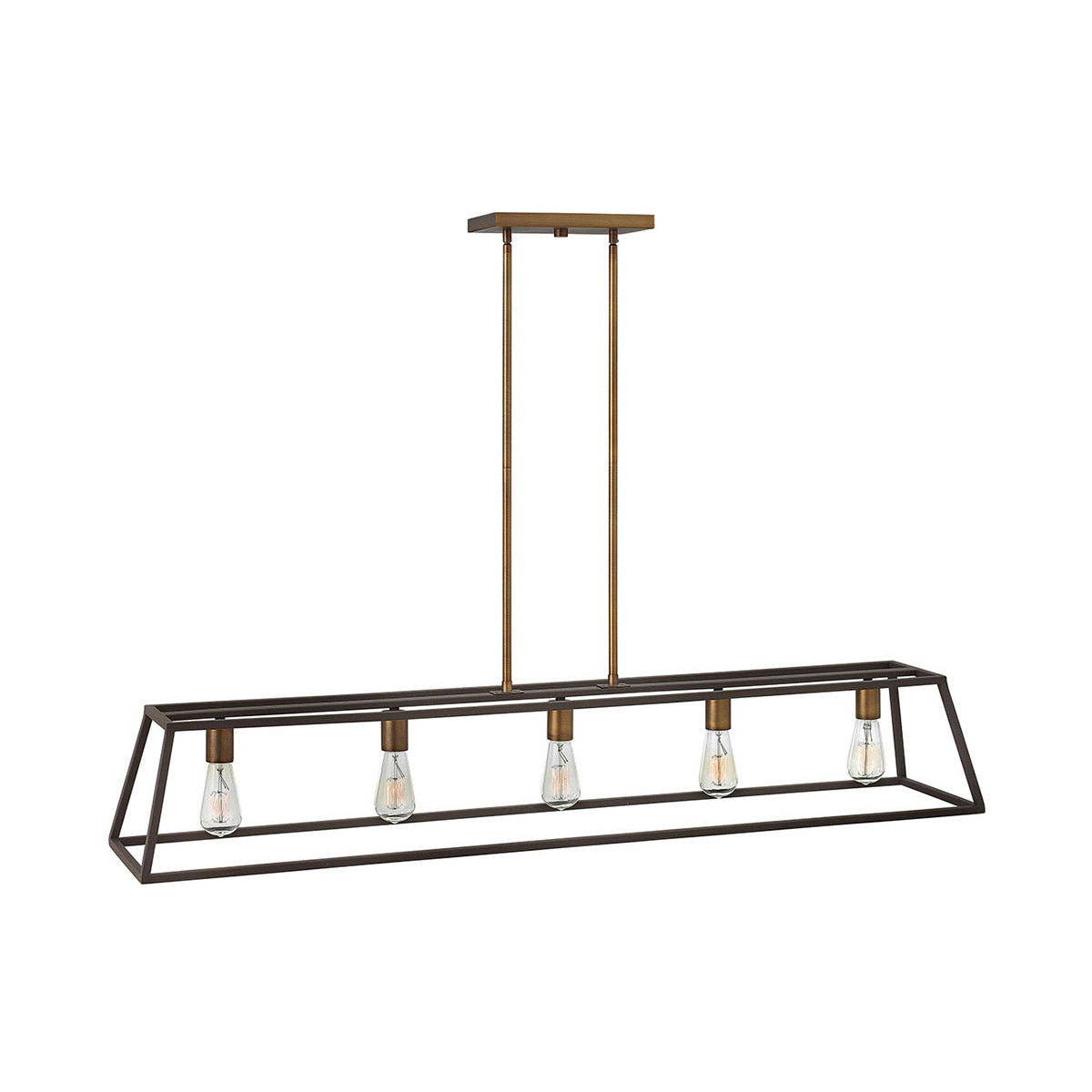 Fulton Pendant Ceiling Light-Hinkley Lighting-HINKLEY-3335BZ-PendantsBronze-MED-5 Light-12-France and Son