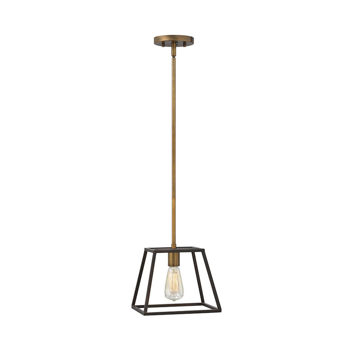 Fulton Pendant Ceiling Light-Hinkley Lighting-HINKLEY-3337BZ-PendantsBronze-MED-1 Light Mini-4-France and Son