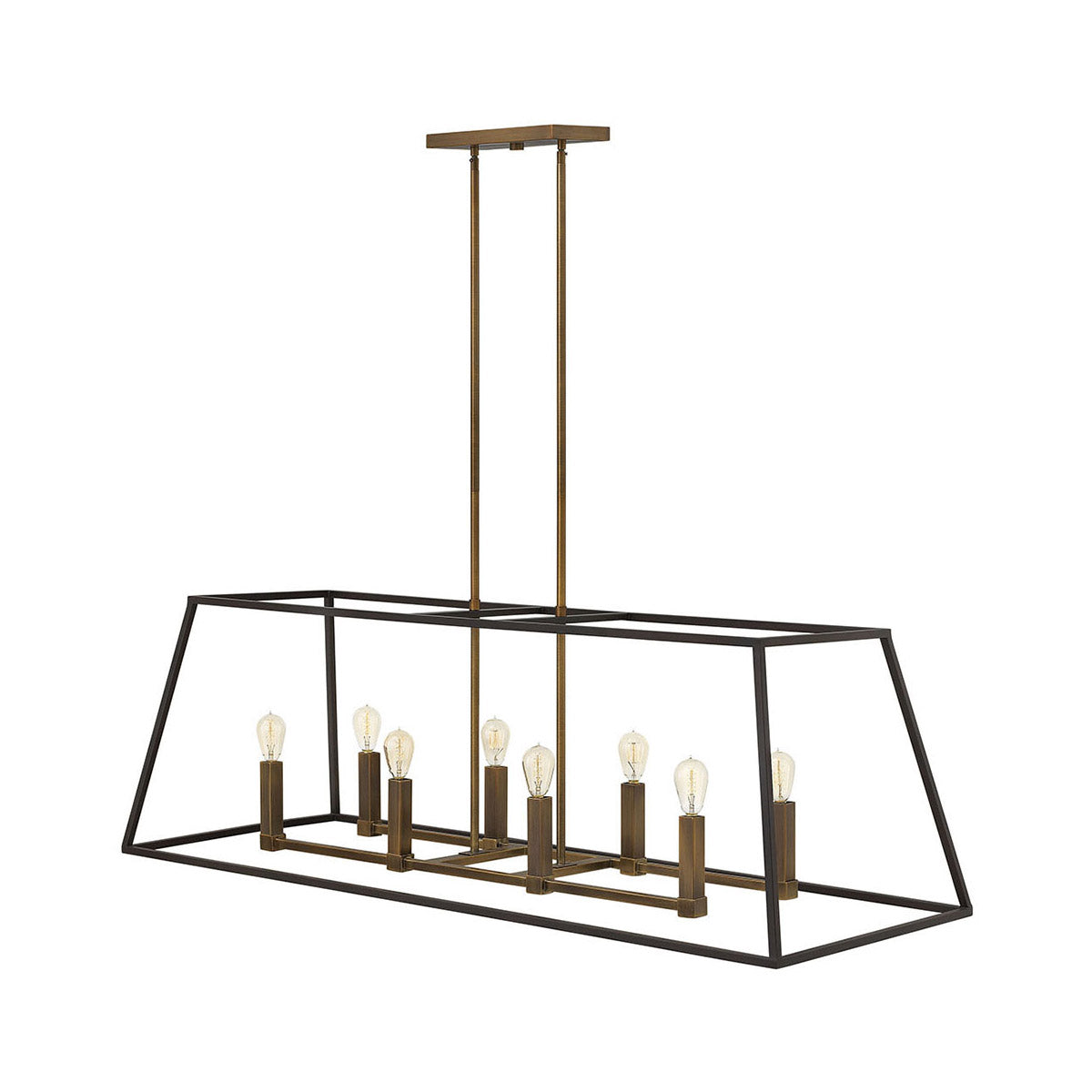 Fulton Pendant Ceiling Light-Hinkley Lighting-HINKLEY-3338BZ-PendantsBronze-Candelabra-8 Light-16-France and Son