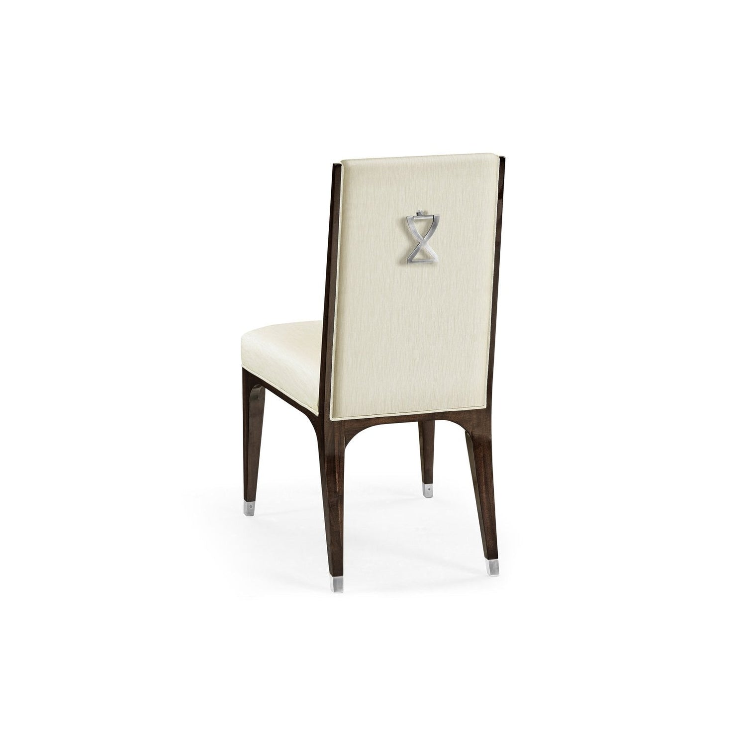 Black Eucalyptus Dining Side Chair-Jonathan Charles-JCHARLES-495647-SC-BEC-F300-Dining Chairs-3-France and Son