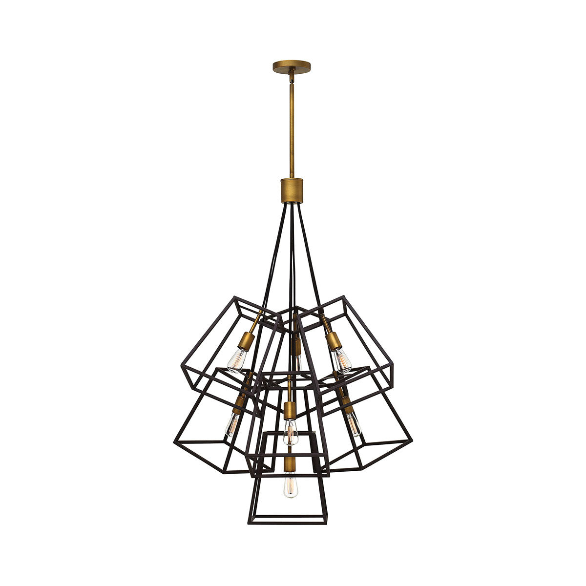 Foyer Fulton Chandelier-Hinkley Lighting-HINKLEY-3357BZ-ChandeliersBronze-7 Light-3-France and Son