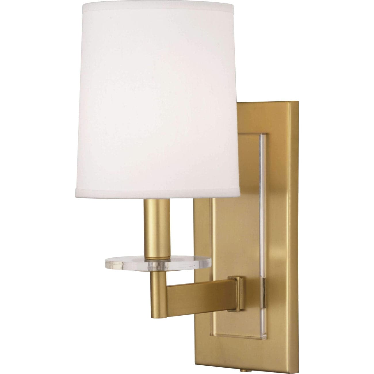 Alice 1 Light Wall Sconce-Robert Abbey Fine Lighting-ABBEY-3381-Wall LightingWarm Brass-1-France and Son