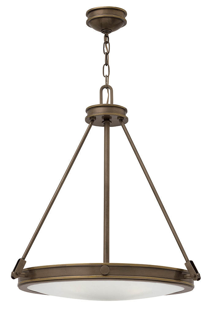 Foyer Collier - Medium Pendant-Hinkley Lighting-HINKLEY-3384LZ-PendantsLight Oiled Bronze-2-France and Son