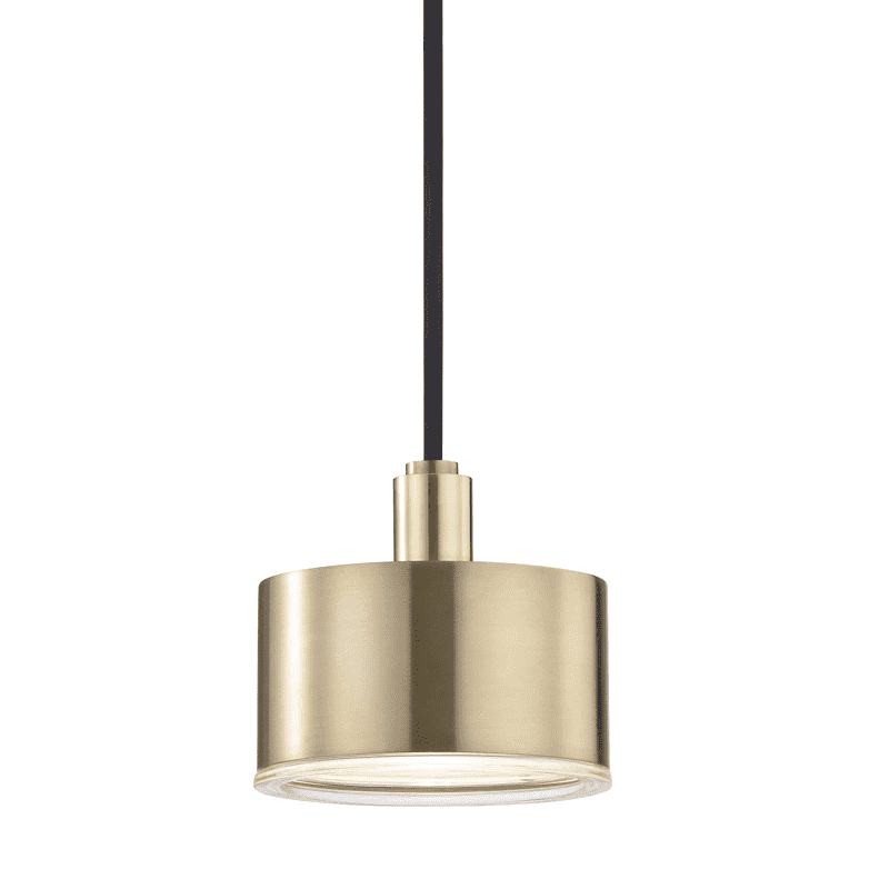 Nora 1 Light Pendant-Mitzi-HVL-H159701-AGB-PendantsAged Brass-1-France and Son