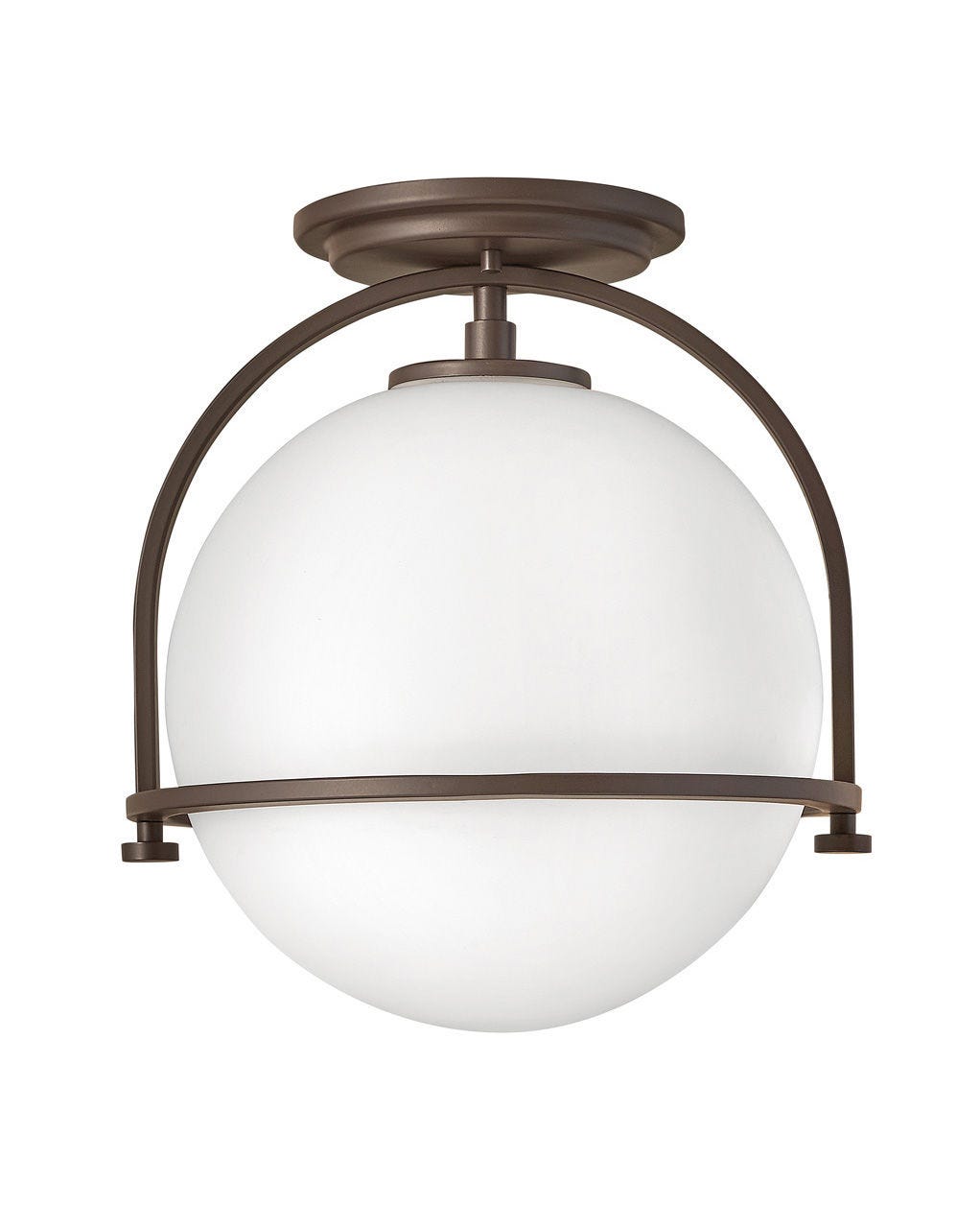 Somerset Small Semi - Flush Mount-Hinkley Lighting-HINKLEY-3403KZ-Flush MountsBronze-5-France and Son