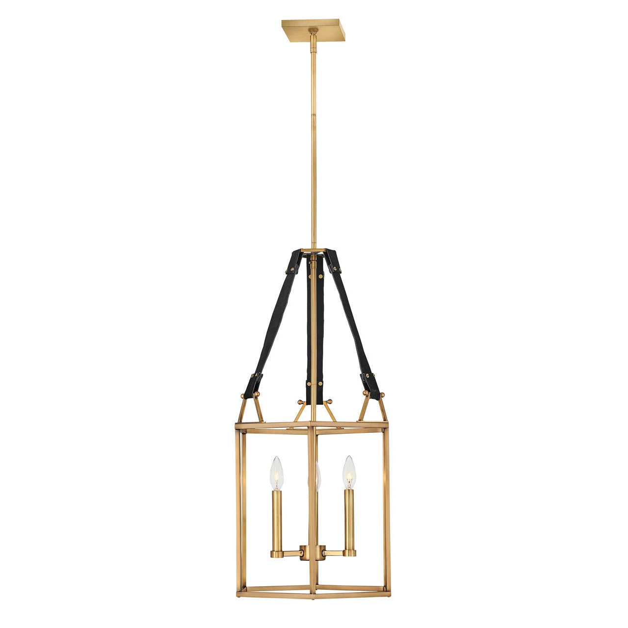 Chandelier Monroe - Small Open Frame-Hinkley Lighting-HINKLEY-34204HBR-ChandeliersHeritage Brass-1-France and Son