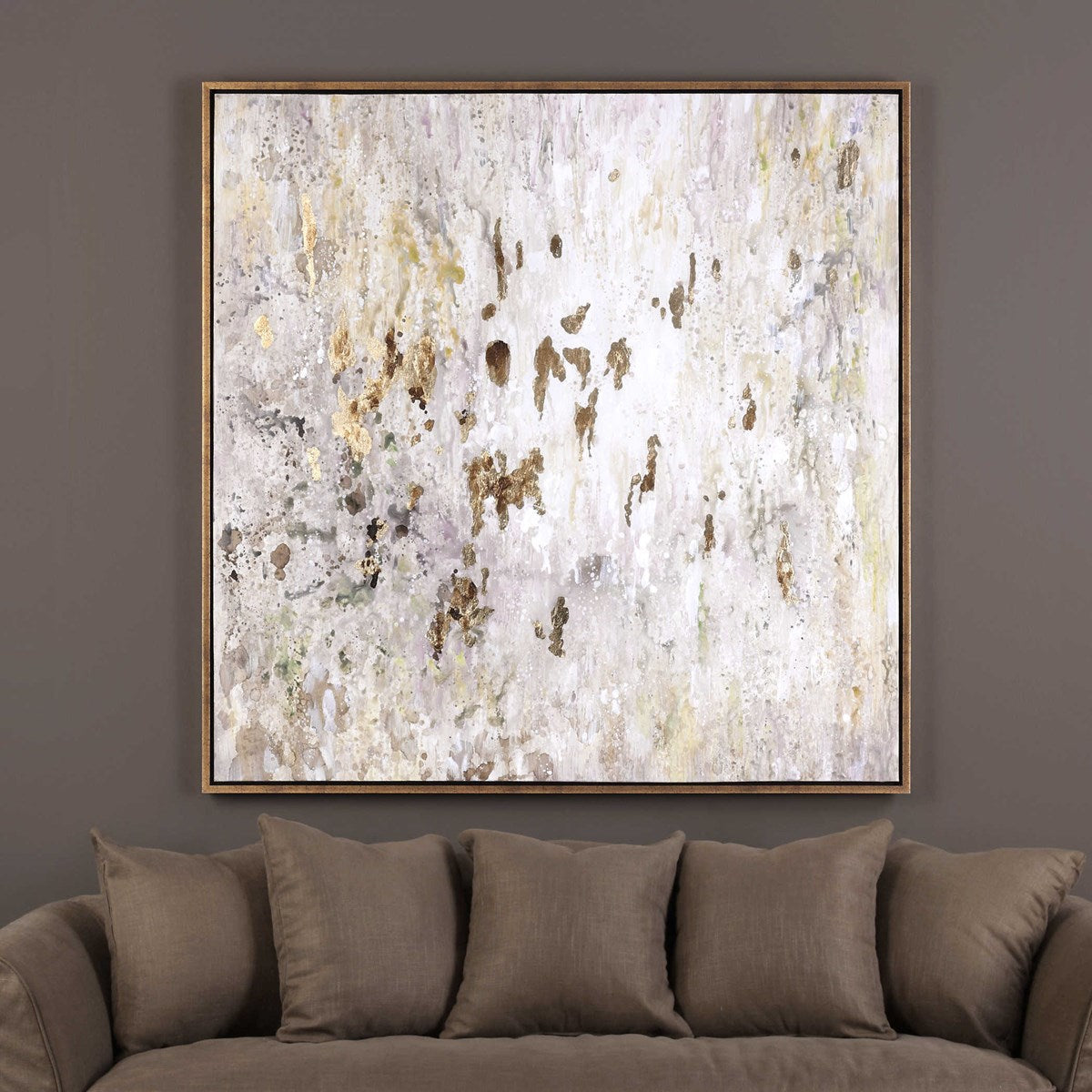 Golden Raindrops Modern Abstract Art-Uttermost-UTTM-34362-Wall Art-2-France and Son