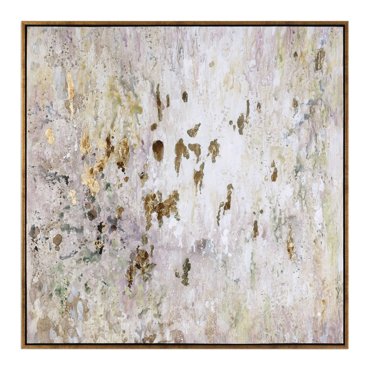 Golden Raindrops Modern Abstract Art-Uttermost-UTTM-34362-Wall Art-1-France and Son