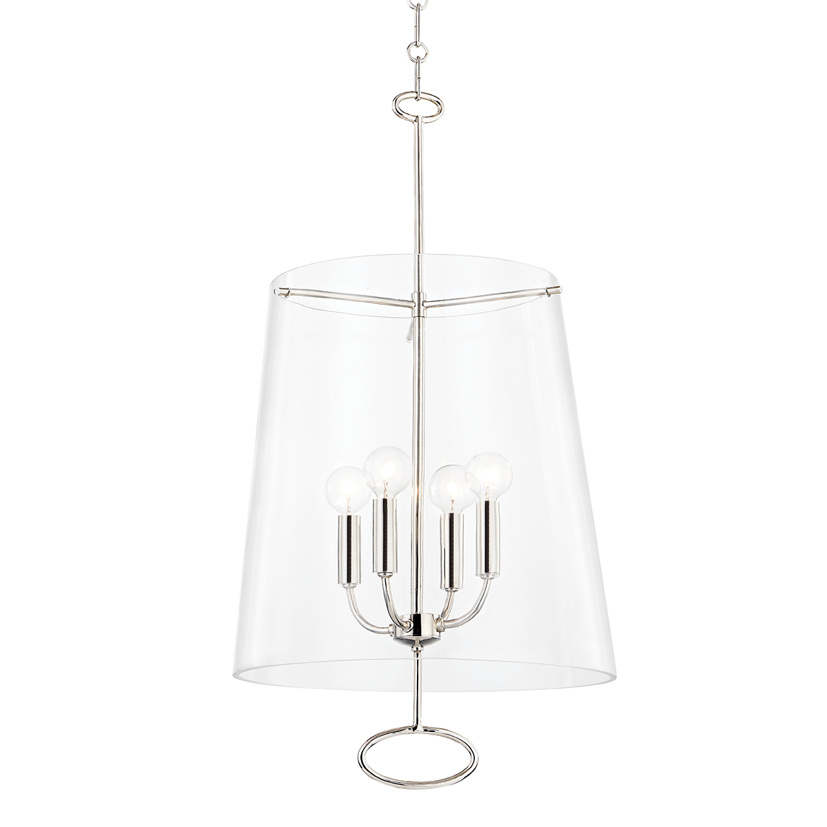 James 4 Light Pendant-Hudson Valley-HVL-4717-PN-PendantsSilver-2-France and Son