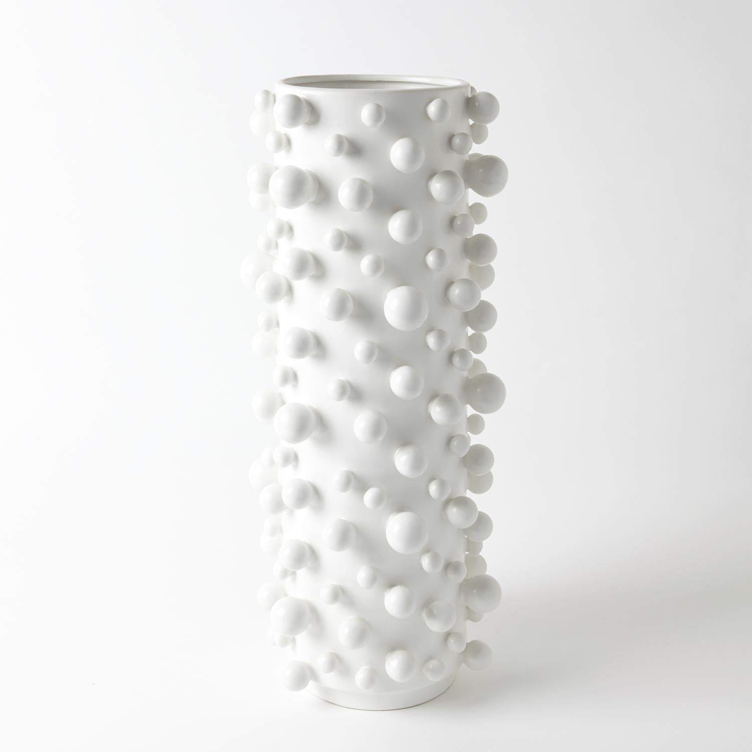 Molecule Vase-Global Views-GVSA-7.80416-VasesMatte White-1-France and Son