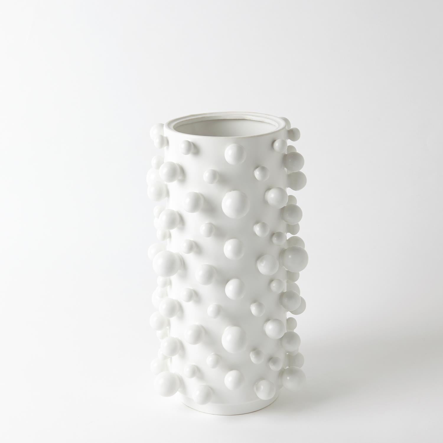 Molecule Vase-Global Views-GVSA-7.80417-VasesMatte White-Small-3-France and Son