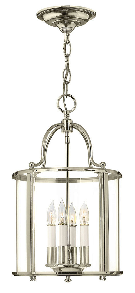 Foyer Gentry - Medium Single Tier-Hinkley Lighting-HINKLEY-3474PN-PendantsPolished Nickel-2-France and Son