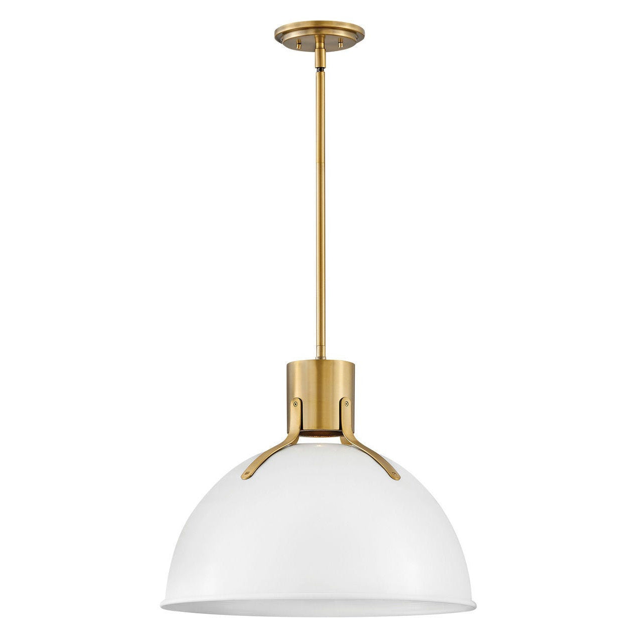 Argo Medium Pendant-Hinkley Lighting-HINKLEY-3483PT-PendantsPolished White-1-France and Son