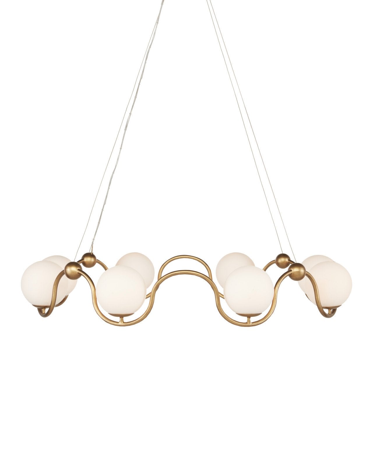 Equilibrium Brass Chandelier