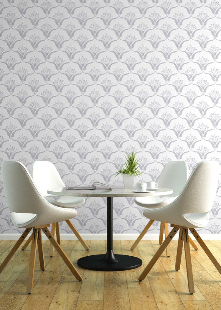 Wallflower Wallpaper-Mitchell Black-MITCHB-WCJT6-JA-PM-10-Wall DecorPatterns Jade-Premium Matte Paper-5-France and Son