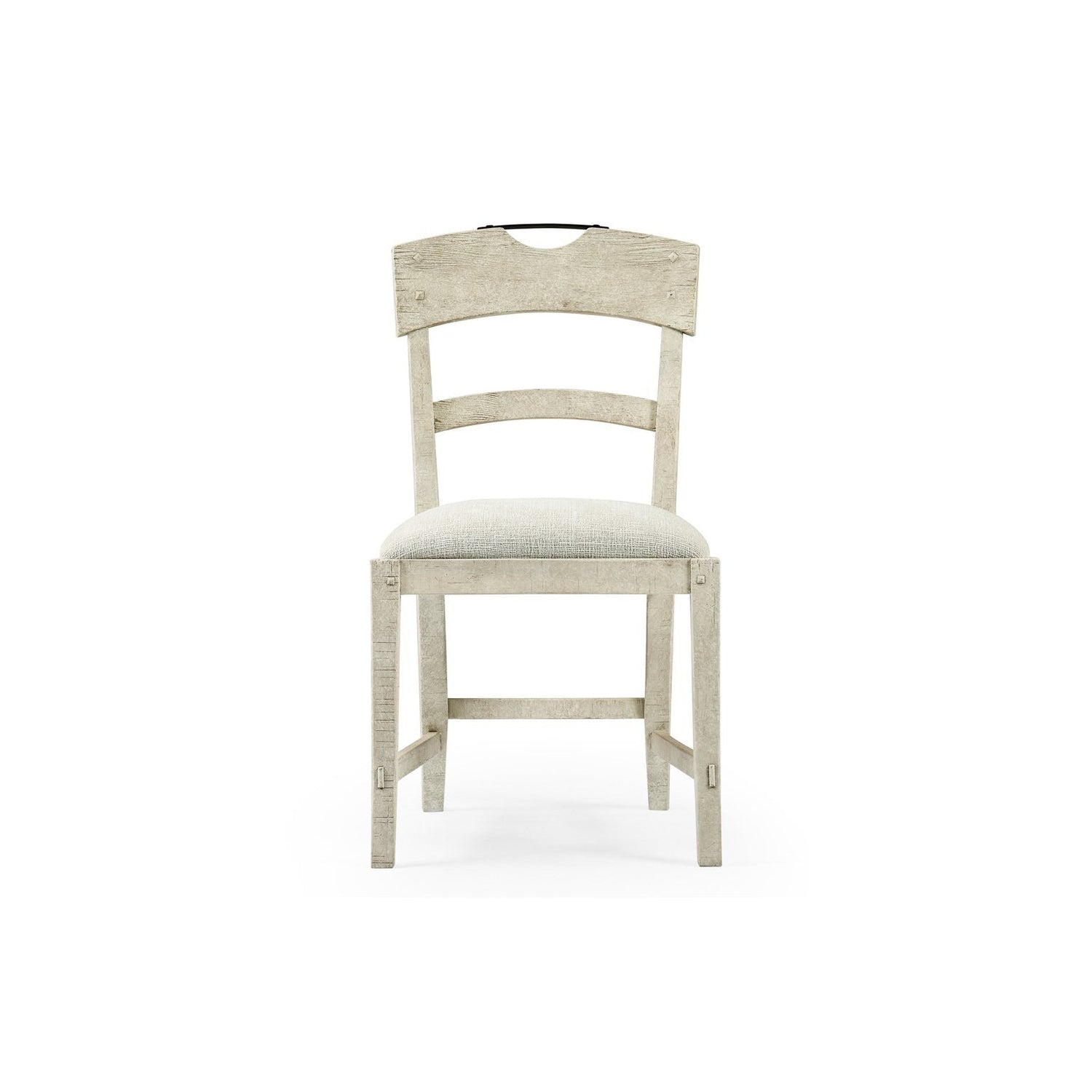 Casual Planked Dining Side Chair-Jonathan Charles-JCHARLES-491076-SC-DTD-F400-Dining ChairsDark Driftwood-15-France and Son