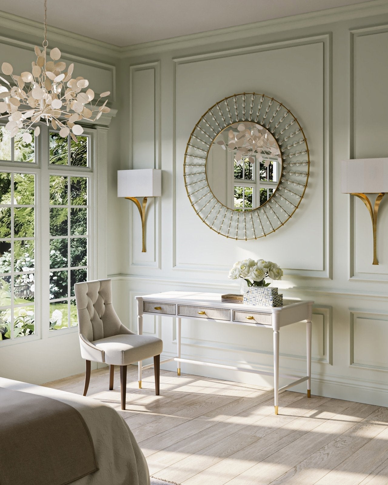 Aster White Desk